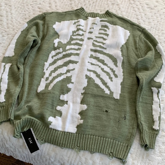Emmiol Grunge Skeleton Sweater 